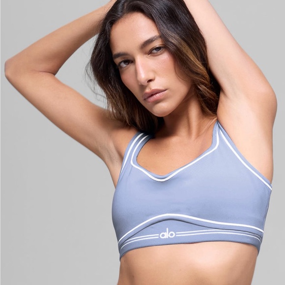 ALO Yoga Airbrush Heart Throb Bra NWT - Picture 2 of 2